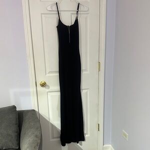 NWT Medium SKIMS Soft Lounge Long Slip (Onyx) (M)